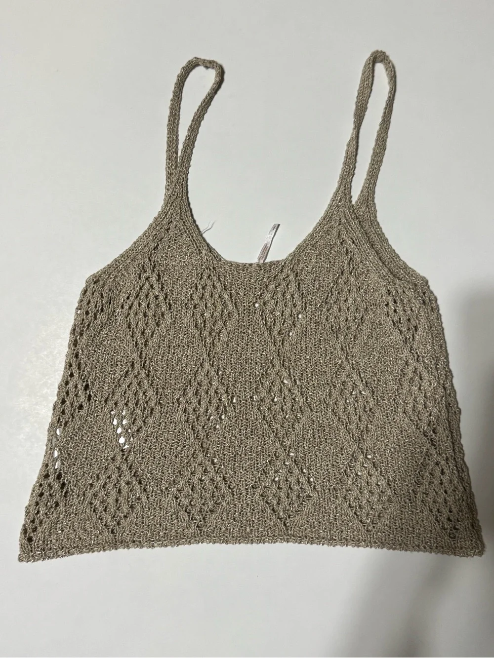 Free People Glisten Cami Tabk Top Size S